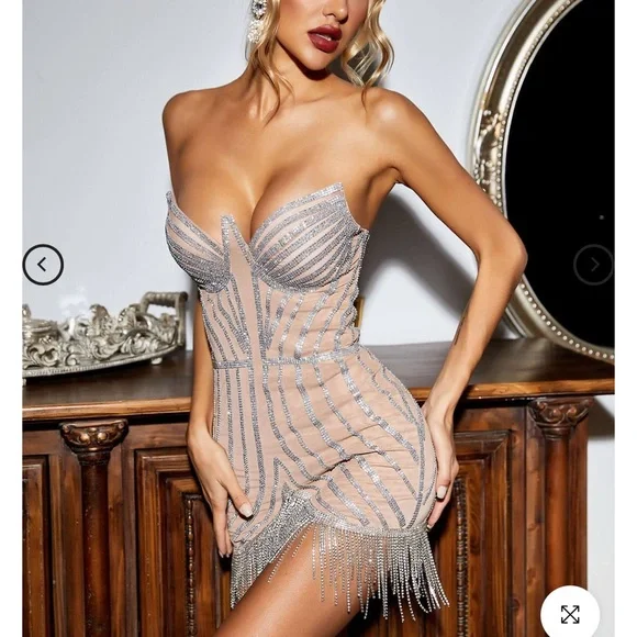 Mew mew dress Layla diamonte - Picture 2 of 4